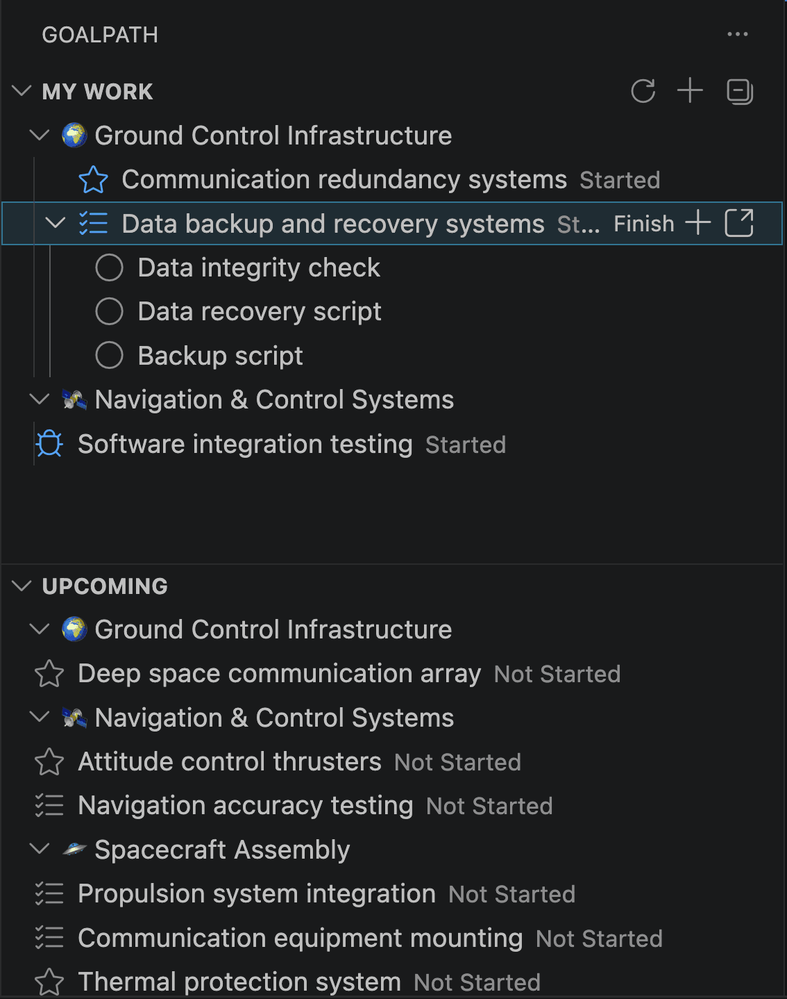 Your task list, right where you code